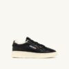 MEDALIST LOW SUPER SOFT SNEAKERS IN BLACK LEATHER