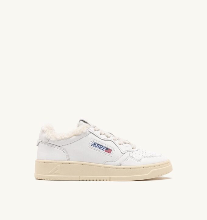 MEDALIST LOW SUPER SOFT SNEAKERS IN WHITE LEATHER MEDALIST LOW SUPER SOFT SNEAKERS IN WHITE LEATHER