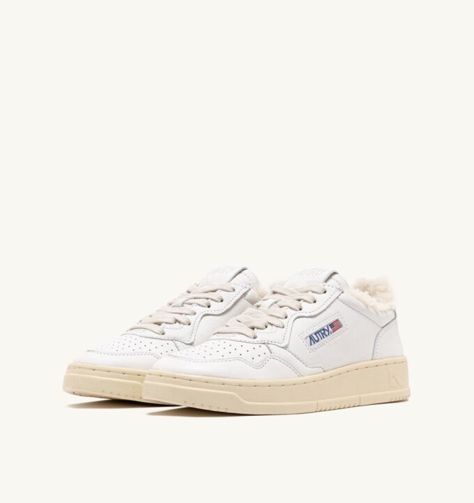 MEDALIST LOW SUPER SOFT SNEAKERS IN WHITE LEATHER MEDALIST LOW SUPER SOFT SNEAKERS IN WHITE LEATHER