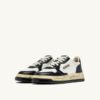 MEDALIST LOW SUPER VINTAGE ‘Autry x Maison MIHARA YASUHIRO General Scale.’ SNEAKERS IN WHITE AND BLACK LEATHER