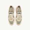MEDALIST LOW SUPER VINTAGE SNEAKERS IN MILITARY AND WHITE LEATHER AND MESH