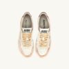 MEDALIST LOW SUPER VINTAGE SNEAKERS IN NUDE AND SEPIA LEATHER SUEDE