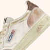 MEDALIST LOW SUPER VINTAGE SNEAKERS IN NUDE AND SEPIA LEATHER SUEDE