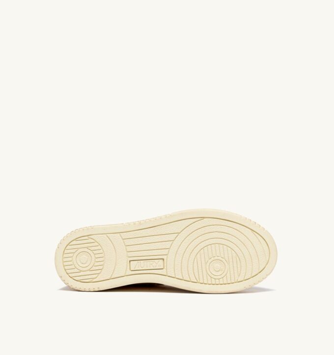 MEDALIST LOW SUPER VINTAGE SNEAKERS IN ORANGE AND WHITE LEATHER AND MESH