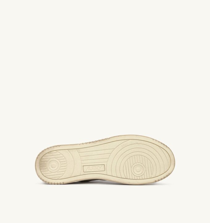 MEDALIST LOW SUPER VINTAGE SNEAKERS IN WHISPER WHITE GREEN AND SILVER