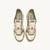 MEDALIST LOW SUPER VINTAGE SNEAKERS IN WHISPER WHITE GREEN AND SILVER