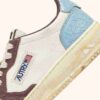 MEDALIST LOW SUPER VINTAGE SNEAKERS IN WHITE CELESTIAL BLUE AND TAUPE