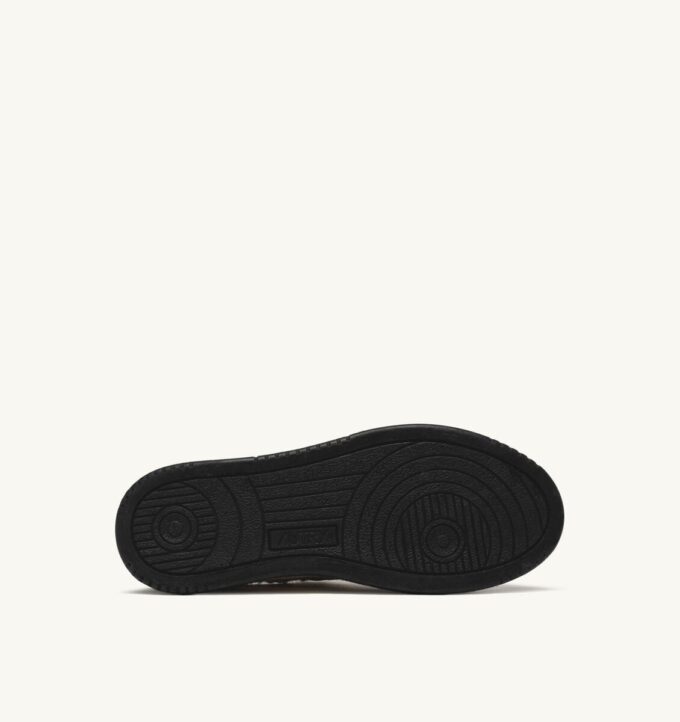 MEDALIST LOW SUPER VINTAGE SNEAKERS IN WHITE MESH, GOLD SUEDE AND BLACK LEATHER