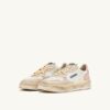 MEDALIST LOW SUPER VINTAGE SNEAKERS IN WHITE PEACHWHIP AND GRAY