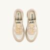 MEDALIST LOW SUPER VINTAGE SNEAKERS IN WHITE PEACHWHIP AND GRAY