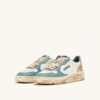 MEDALIST LOW SUPER VINTAGE SNEAKERS IN WHITE SILVER-BLUE AND PLATINUM