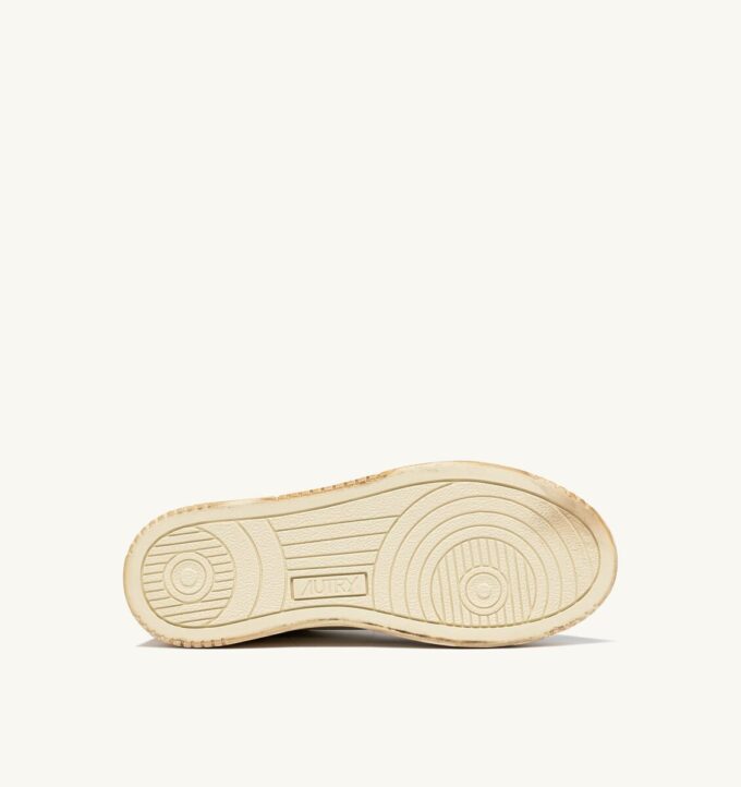 MEDALIST LOW SUPER VINTAGE SNEAKERS IN WHITE SILVER-BLUE AND PLATINUM