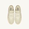 MEDALIST MULE SNEAKERS IN WINTER WHITE NAPA LEATHER