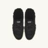 MEDALIST MUTTON SNEAKERS IN BLACK SUEDE AND SHEARLING