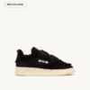 MEDALIST MUTTON SNEAKERS IN BROWN SUEDE AND SHEARLING