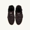 MEDALIST MUTTON SNEAKERS IN BROWN SUEDE AND SHEARLING