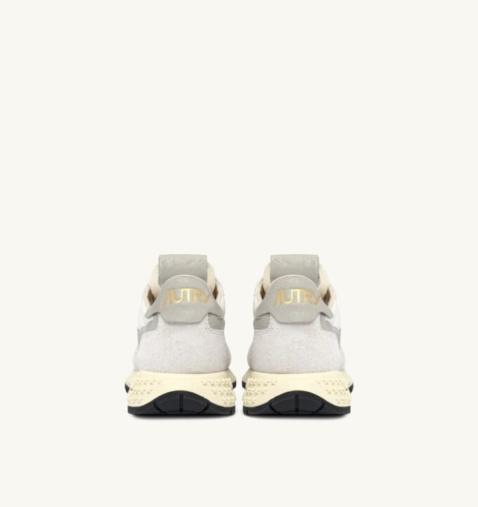REELWIND LOW SNEAKERS IN BEIGE NYLON AND SUEDE