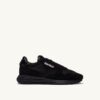 REELWIND LOW SNEAKERS IN BLACK NYLON AND SUEDE