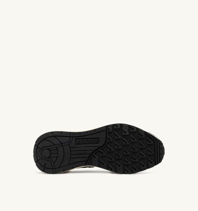 REELWIND LOW SNEAKERS IN BLACK SUEDE AND REFLECTIVE NYLON
