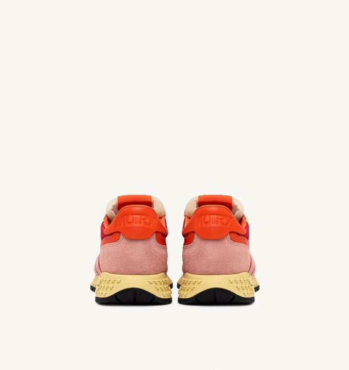 REELWIND LOW SNEAKERS IN BLOSSOM AND MOLTEN LAVA SUEDE AND MESH REELWIND LOW SNEAKERS IN BLOSSOM AND MOLTEN LAVA SUEDE AND MESH