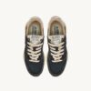 REELWIND LOW SNEAKERS IN CARBON AND SILVER TONE NYLON SUEDE AND LEATHER REELWIND LOW SNEAKERS IN CARBON AND SILVER TONE NYLON SUEDE AND LEATHER