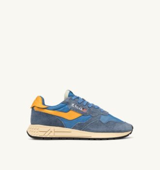 REELWIND LOW SNEAKERS IN CENBLE AND GOLD FUSION SUEDE AND NYLON