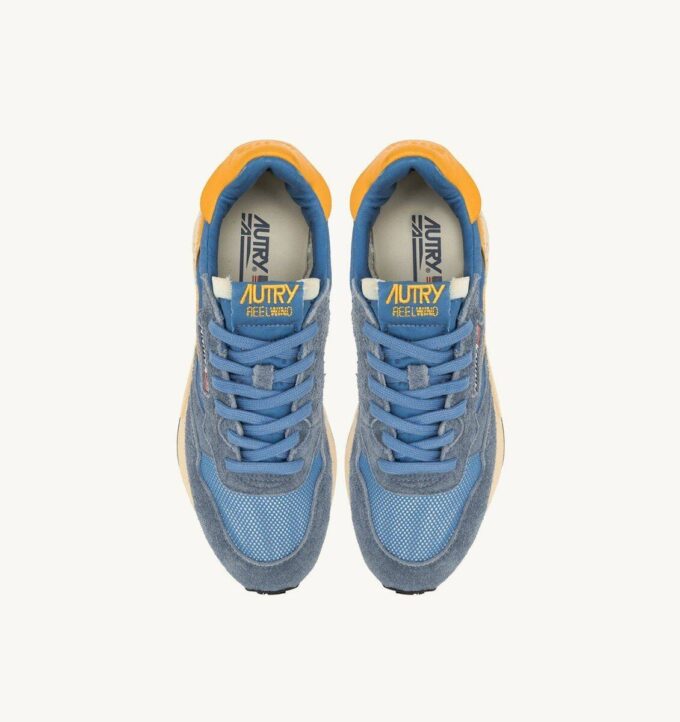 REELWIND LOW SNEAKERS IN CENBLE AND GOLD FUSION SUEDE AND NYLON REELWIND LOW SNEAKERS IN CENBLE AND GOLD FUSION SUEDE AND NYLON