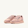 REELWIND LOW SNEAKERS IN CREOLE PINK NYLON AND SUEDE