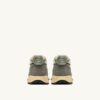 REELWIND LOW SNEAKERS IN HUNTER AND PELICAN NYLON SUEDE AND LEATHER