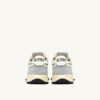 REELWIND LOW SNEAKERS IN IRIS GRAY AND MARSHMALLOW NYLON AND SUEDE
