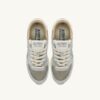 REELWIND LOW SNEAKERS IN IRIS GRAY AND MARSHMALLOW NYLON AND SUEDE