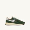 REELWIND LOW SNEAKERS IN MILITARY NYLON AND SUEDE