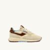 REELWIND LOW SNEAKERS IN NUT AND BROWN SUEDE AND NYLON