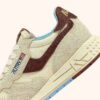 REELWIND LOW SNEAKERS IN NUT AND BROWN SUEDE AND NYLON