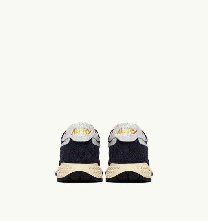 REELWIND LOW SNEAKERS IN NYLON AND SUEDE BLUE SPACE AND WHITE