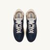 REELWIND LOW SNEAKERS IN NYLON AND SUEDE BLUE SPACE AND WHITE