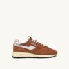 REELWIND LOW SNEAKERS IN NYLON AND SUEDE COLOR BROWN SUGAR AND WHITE