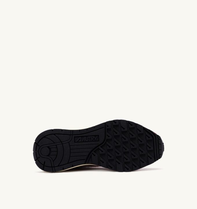 REELWIND LOW SNEAKERS IN NYLON AND SUEDE HOT SAUCE AND WHITE