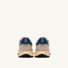 REELWIND LOW SNEAKERS IN NYLON SUEDE AND LEATHER COLOR ECRU AND ENSIGN BLUE