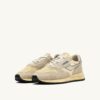 REELWIND LOW SNEAKERS IN NYLON SUEDE AND LEATHER COLOR ECRU AND PLATINUM