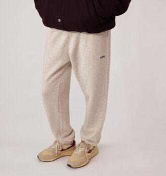 REELWIND LOW SNEAKERS IN NYLON SUEDE AND LEATHER COLOR ECRU AND RUBY WINE