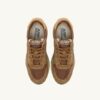 REELWIND LOW SNEAKERS IN NYLON SUEDE AND LEATHER COLOR HIDE AND CHIPMUNK