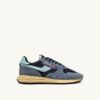 REELWIND LOW SNEAKERS IN NYLON SUEDE AND LEATHER COLOR INDIGO AND SPELLBOUND