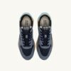 REELWIND LOW SNEAKERS IN NYLON SUEDE AND LEATHER COLOR INDIGO AND SPELLBOUND