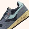 REELWIND LOW SNEAKERS IN NYLON SUEDE AND LEATHER COLOR INDIGO AND SPELLBOUND