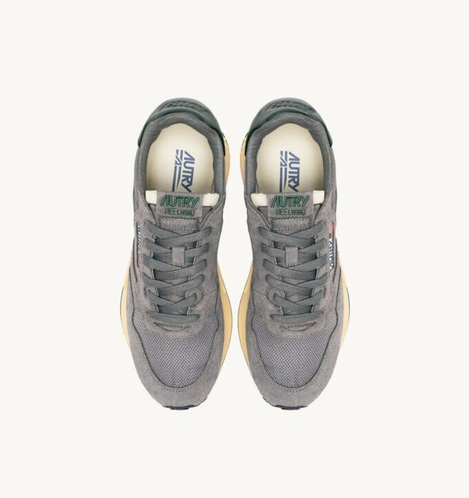 REELWIND LOW SNEAKERS IN NYLON SUEDE AND LEATHER COLOR MOUNTAIN AND NIGHT OWL REELWIND LOW SNEAKERS IN NYLON SUEDE AND LEATHER COLOR MOUNTAIN AND NIGHT OWL