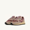 REELWIND LOW SNEAKERS IN NYLON SUEDE AND LEATHER COLOR ROSE AND DESERT SAND