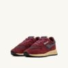 REELWIND LOW SNEAKERS IN NYLON SUEDE AND LEATHER COLOR ROUNGE AND CORDOVAN