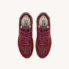 REELWIND LOW SNEAKERS IN NYLON SUEDE AND LEATHER COLOR ROUNGE AND CORDOVAN