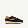 REELWIND LOW SNEAKERS IN NYLON SUEDE AND LEATHER COLOR YELLOW AND BLACK